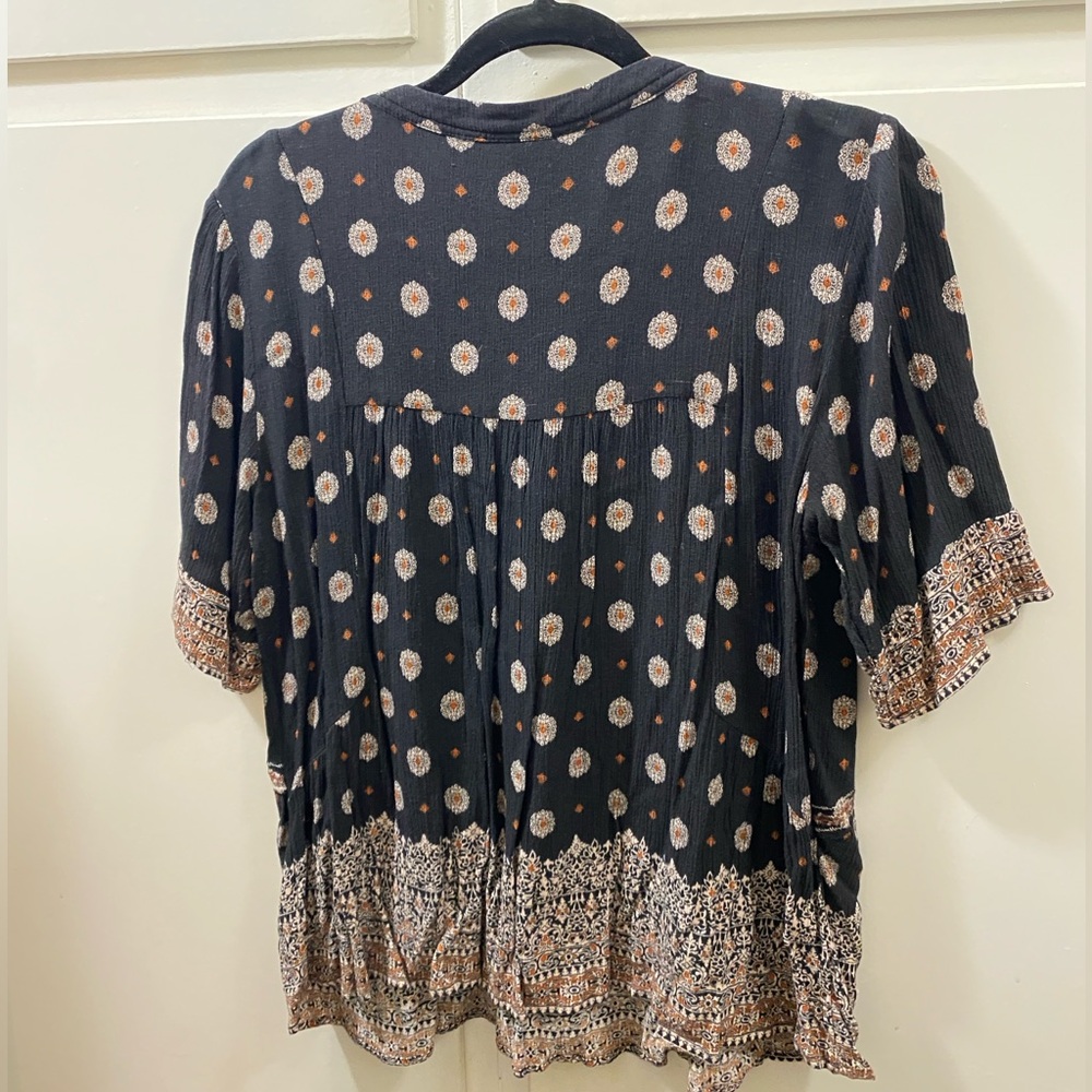 Knox Rose Boho Whimsygoth Top Lot 3 Embroidered Kimono Blouses M/L - Picture 6 of 13